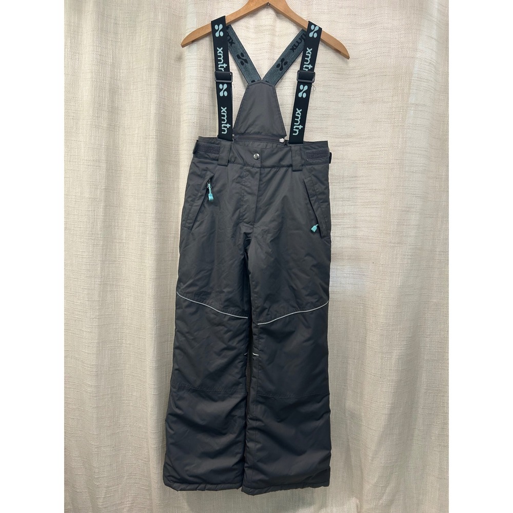XMTN Kids Youth Size 12 Snow Pants Snow Bibs Winter Gear Black Ski